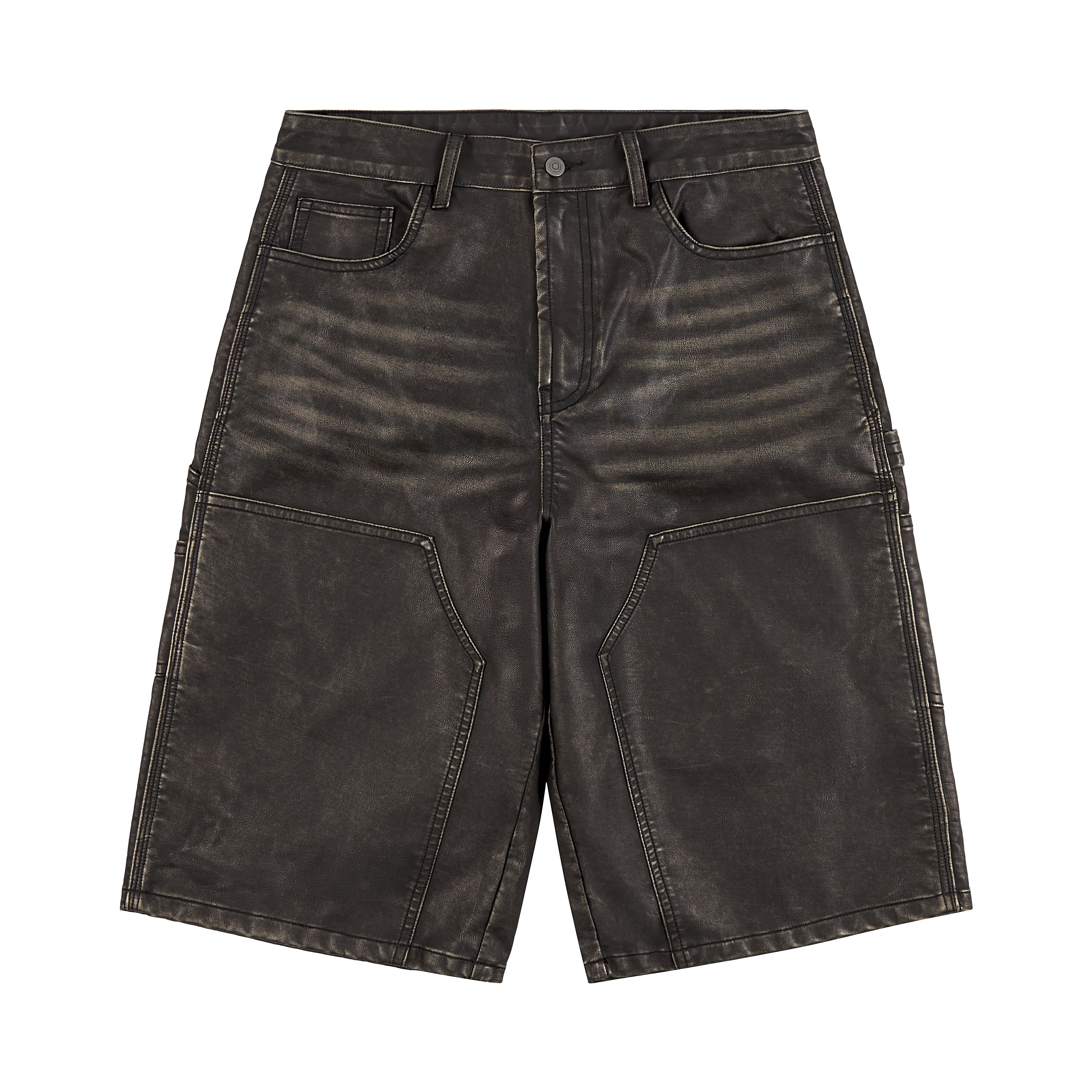 BK Leather Short - Black