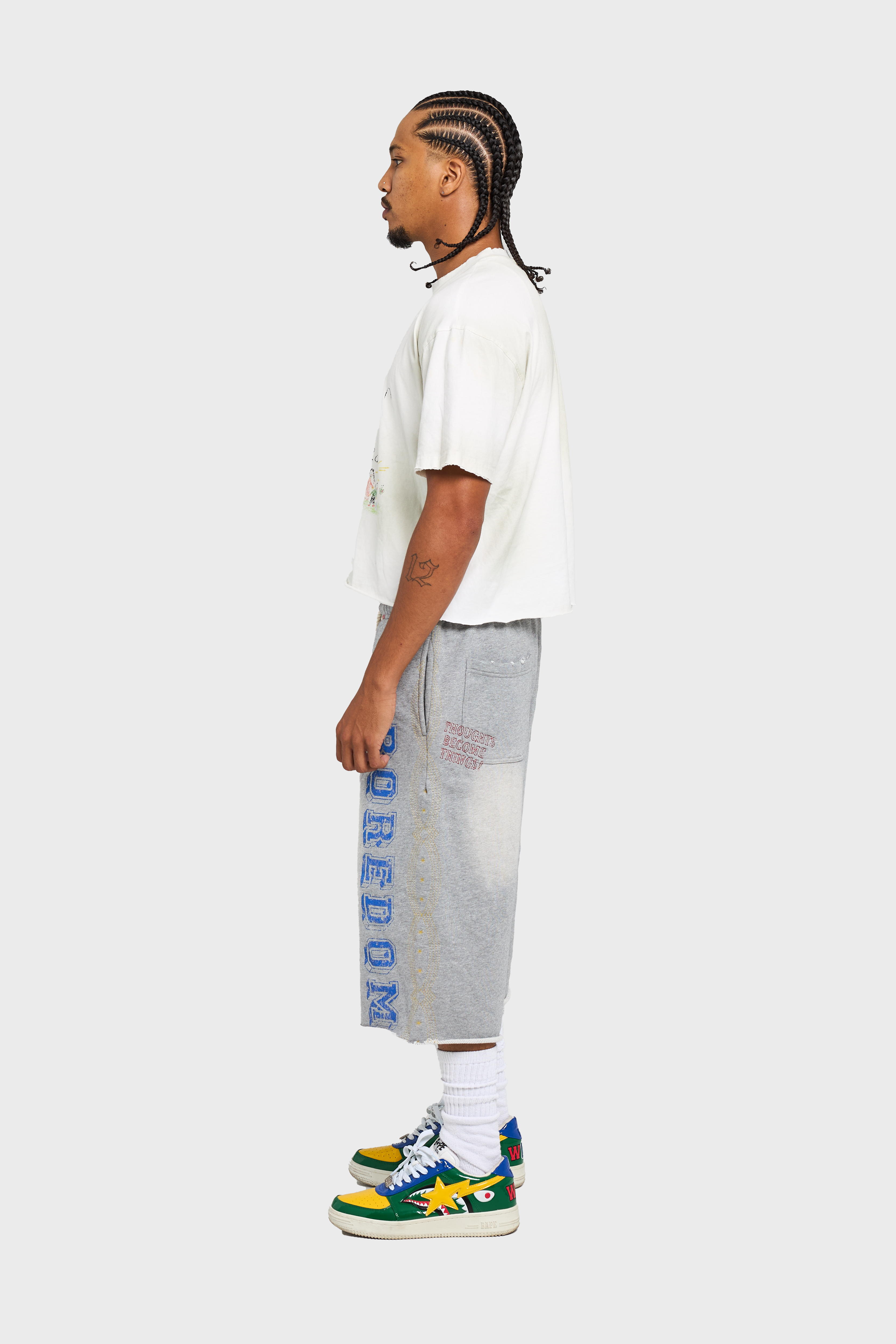 Collegiate Sweat Short - Grey