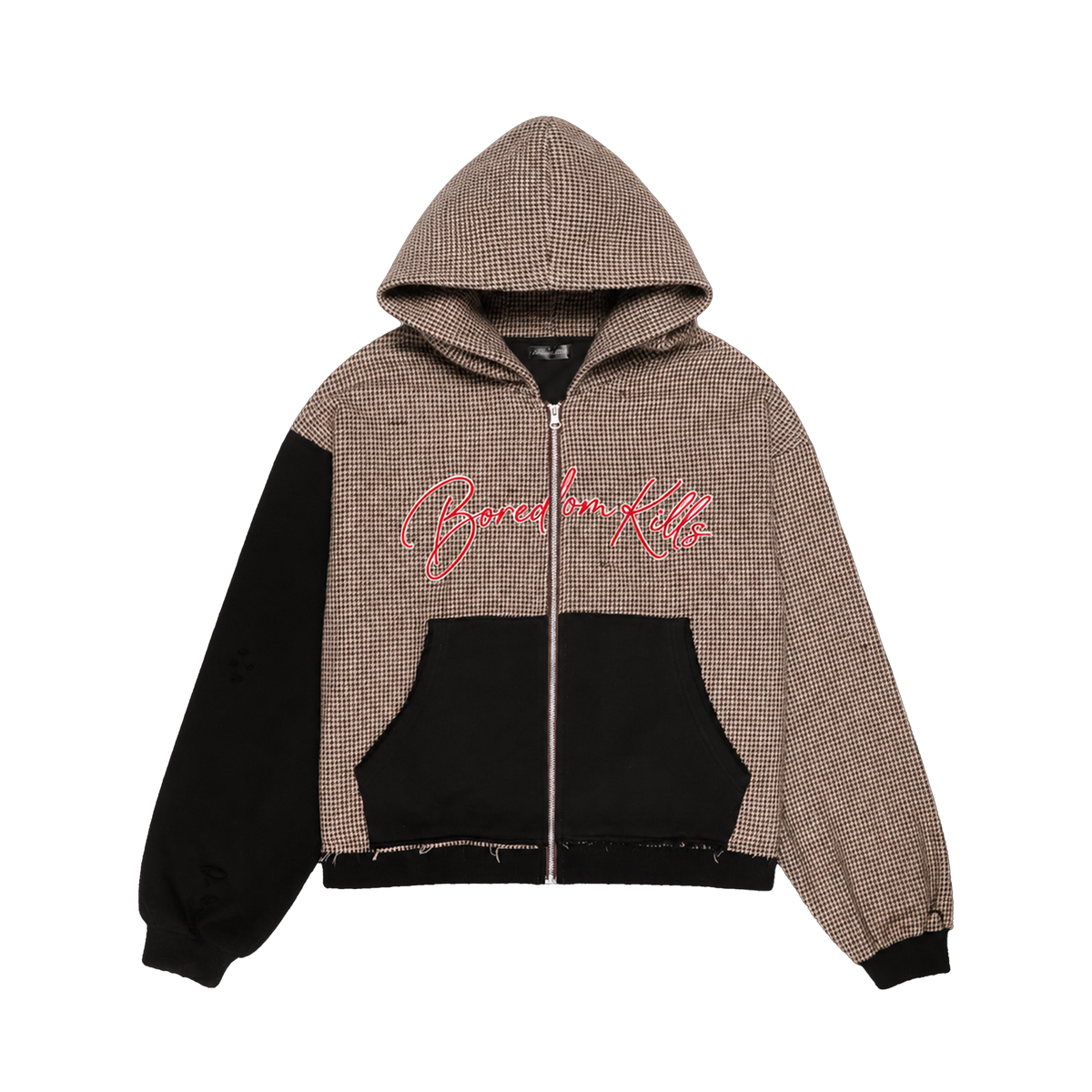 Houndstooth Script Hoodie