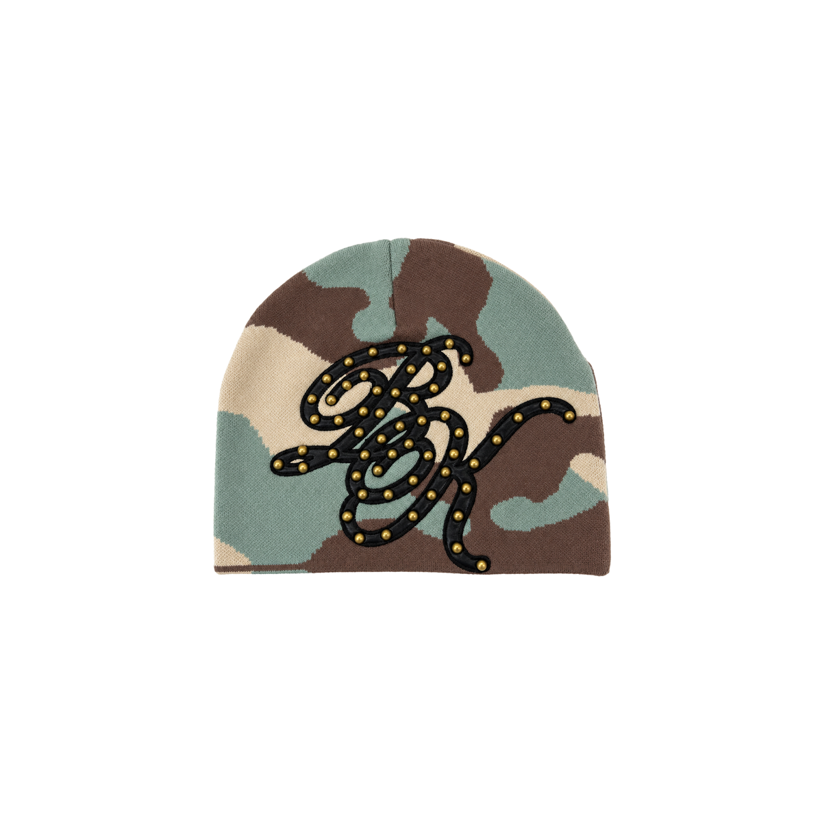 Camo Studded Beanie