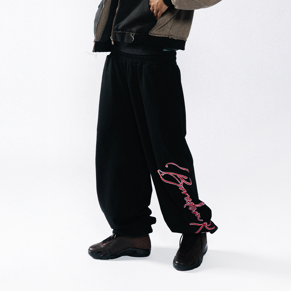 Black Script Sweats