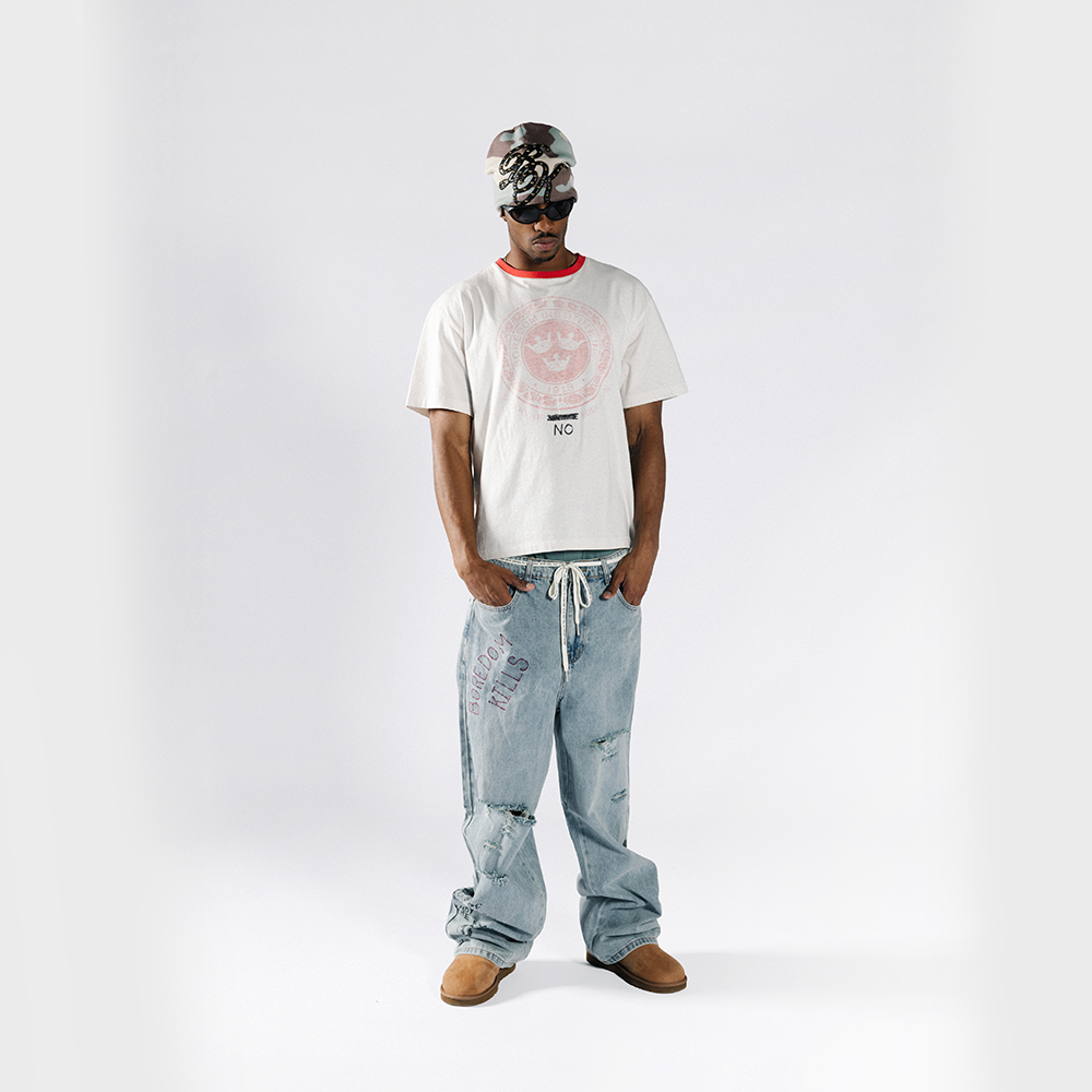 Boredom Institute Tee - Ivory