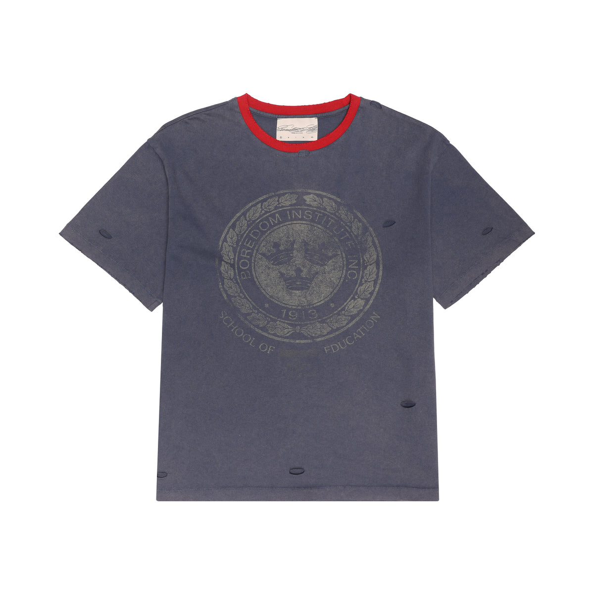 Boredom Institute Tee - Navy