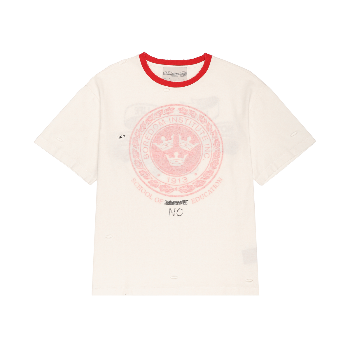 Boredom Institute Tee - Ivory