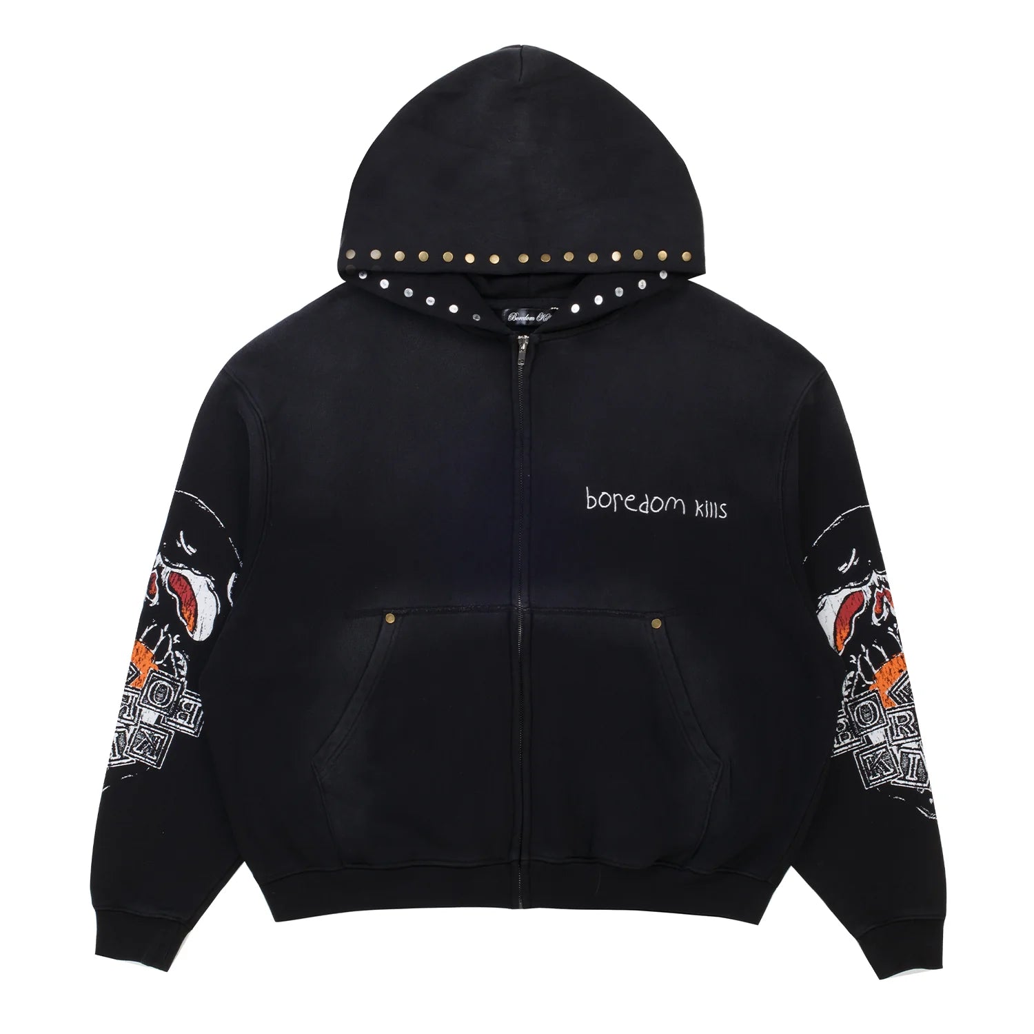 BK Skull Hoodie