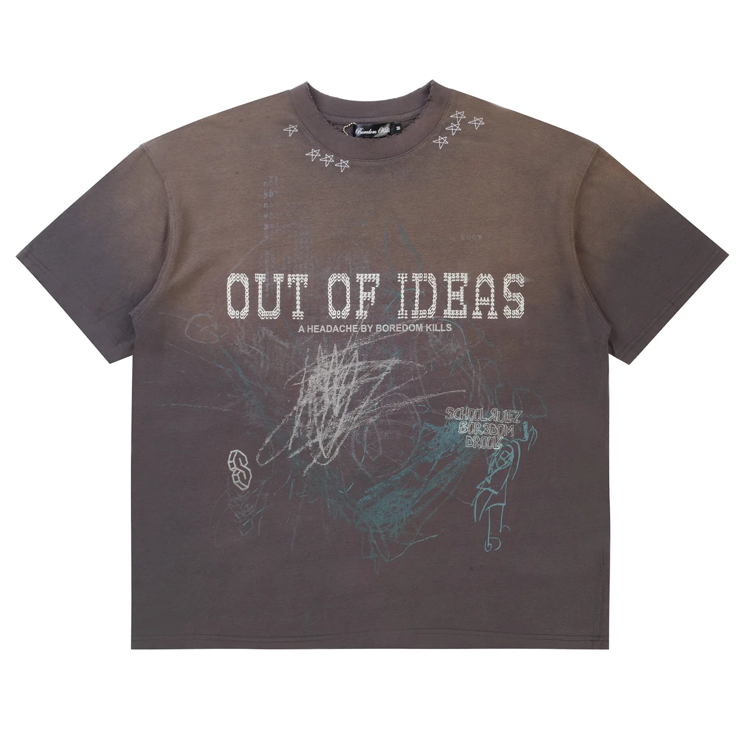 Out of Ideas tee - Vintage Grey