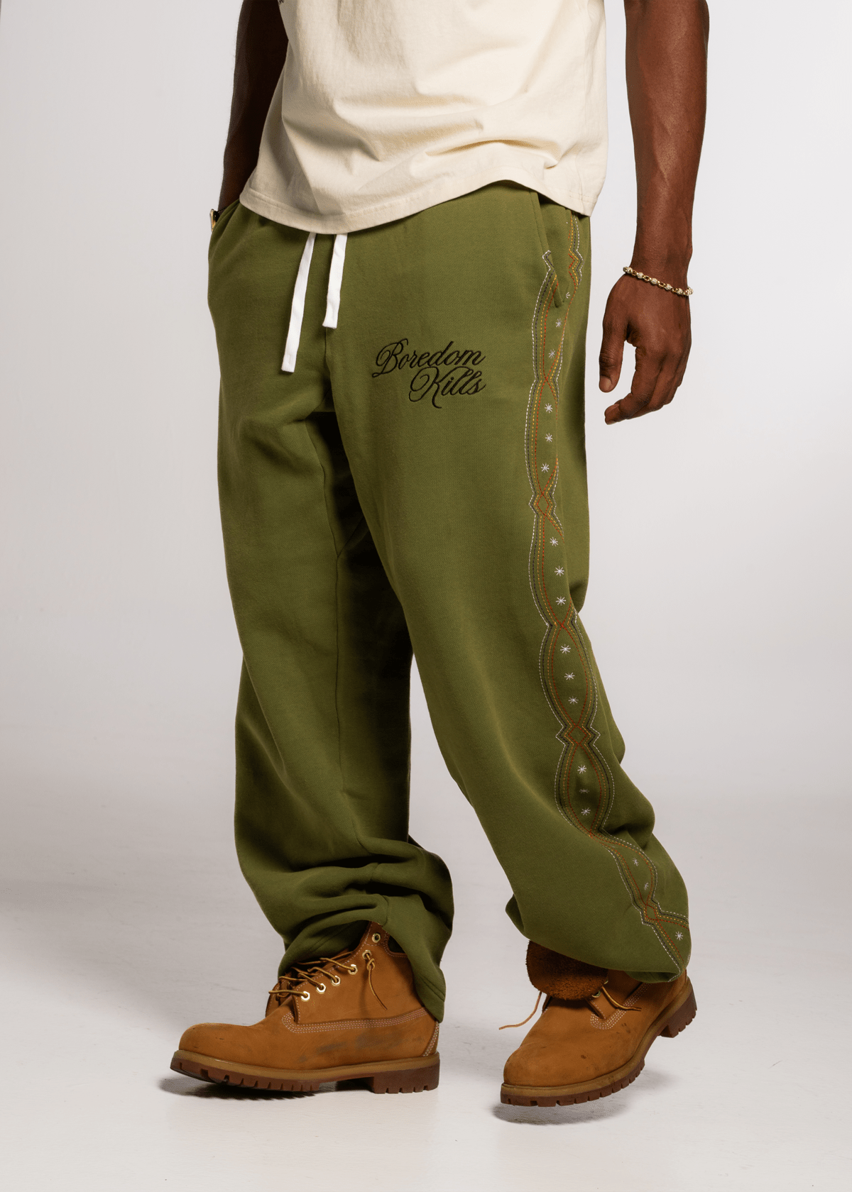 BK Western Pants - Green - Boredom Kills