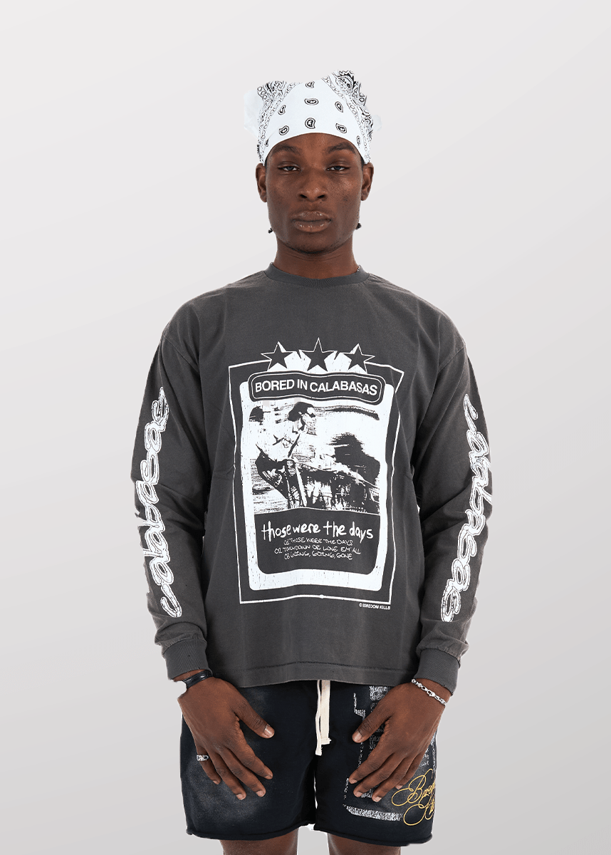 Bored in Calabasas L/S tee - Boredom Kills