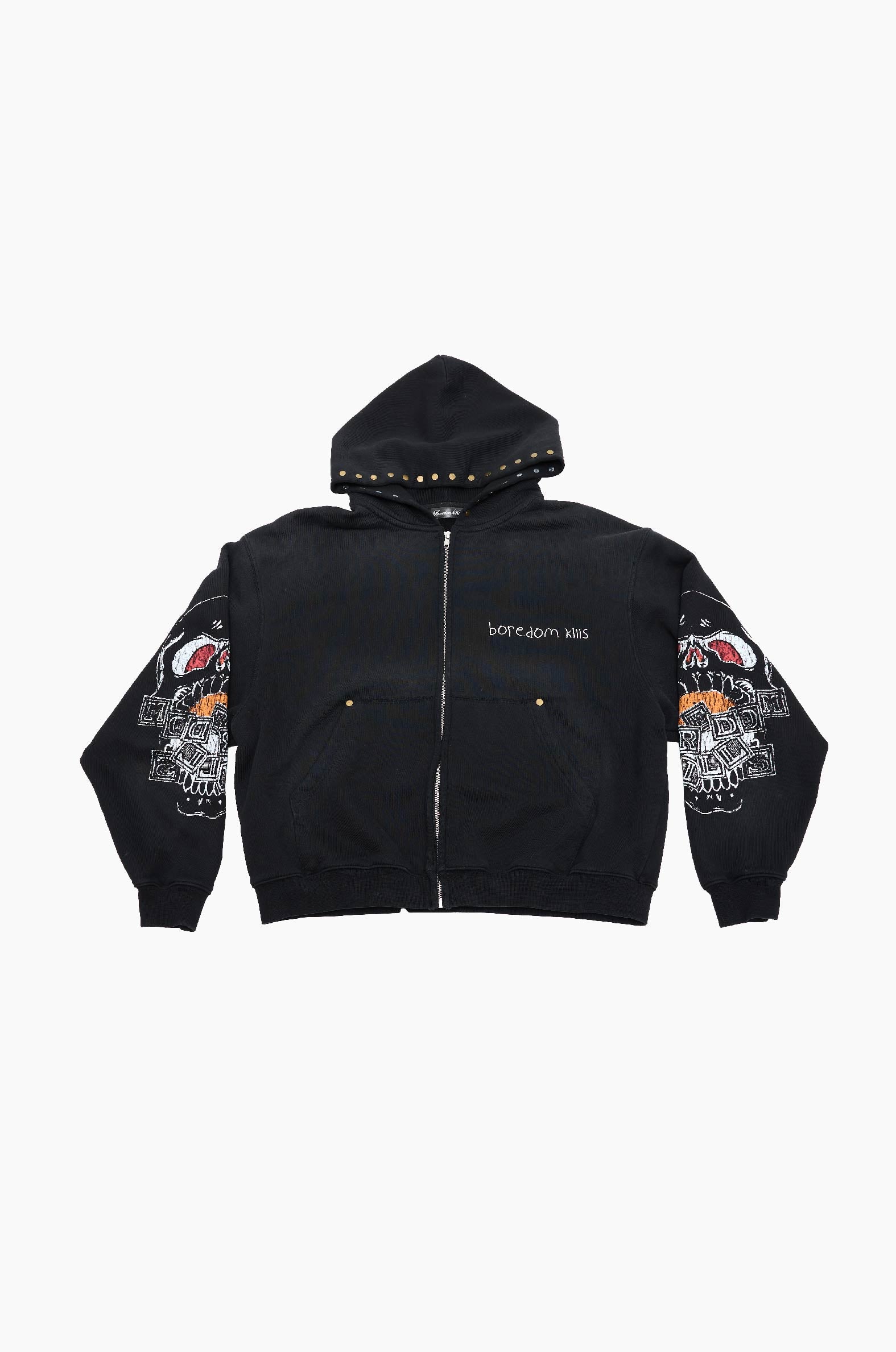 BK Skull Hoodie