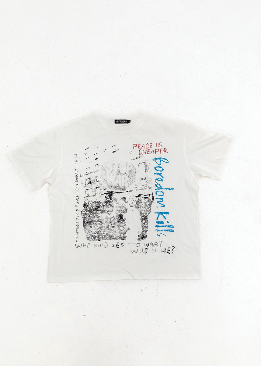 Peace tee - Boredom Kills